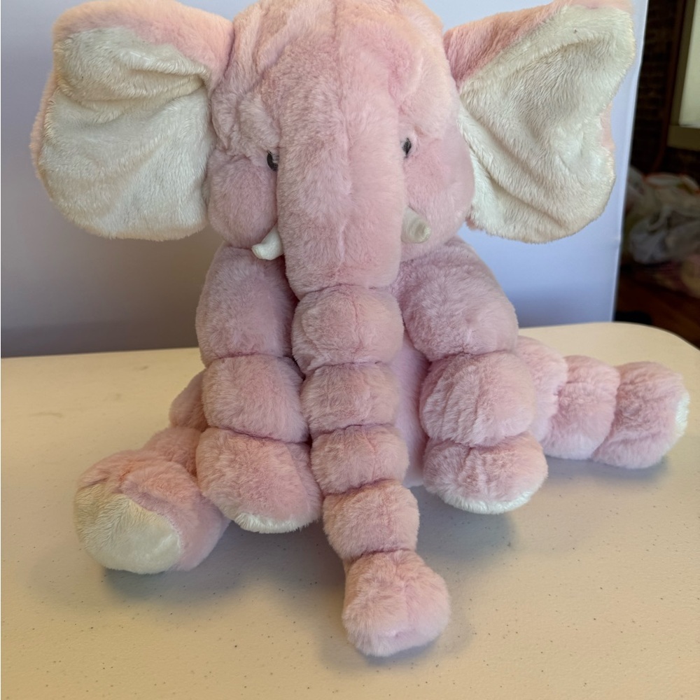 Baby Ganz Pink Plush Elephant Toy